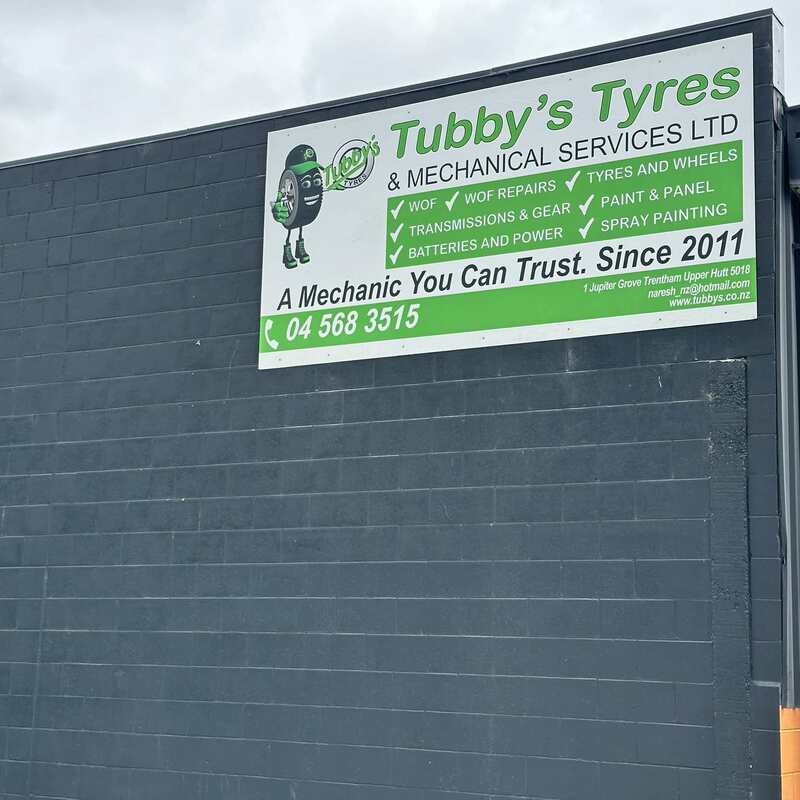 Exterior wall signage